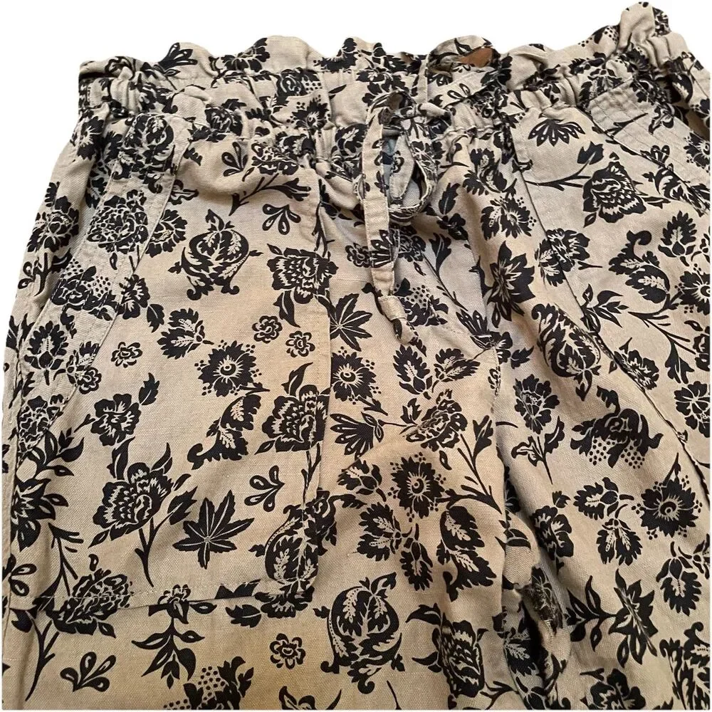 Wilfred Free Aritzia Freestyle Pant Viscose Ramie Floral Jogger Size XS Downtown